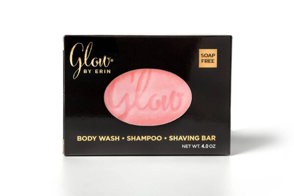 Glow by Erin 3-in-1 "Soap Free" Shampoo. Body Wash/ Shave Bar - Original Scent